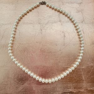 Vintage Faux Pearl Necklace | 20"